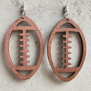 Football earrings